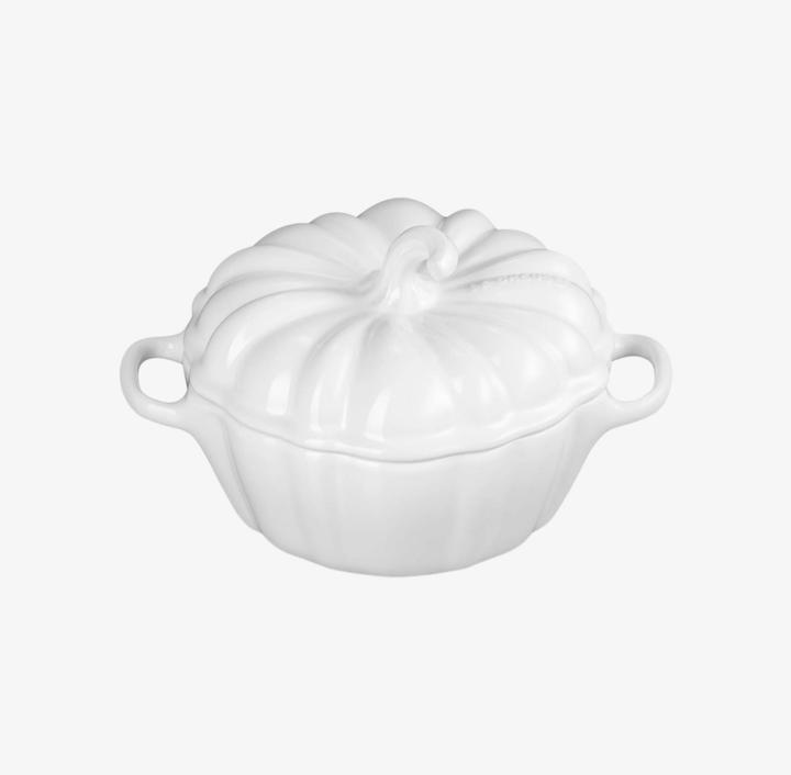 Actual product image Le Creuset Pumpkin mould HERBST white