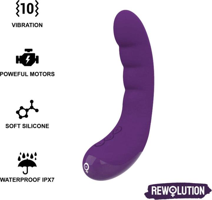 Actual product image Rewolution G-spot vibrator "Rewocurvy "