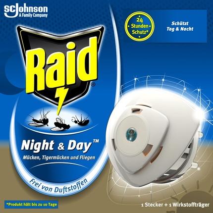 Actual product image Raid Night & Day Trio Mosquito Plug (Mosquitoes)