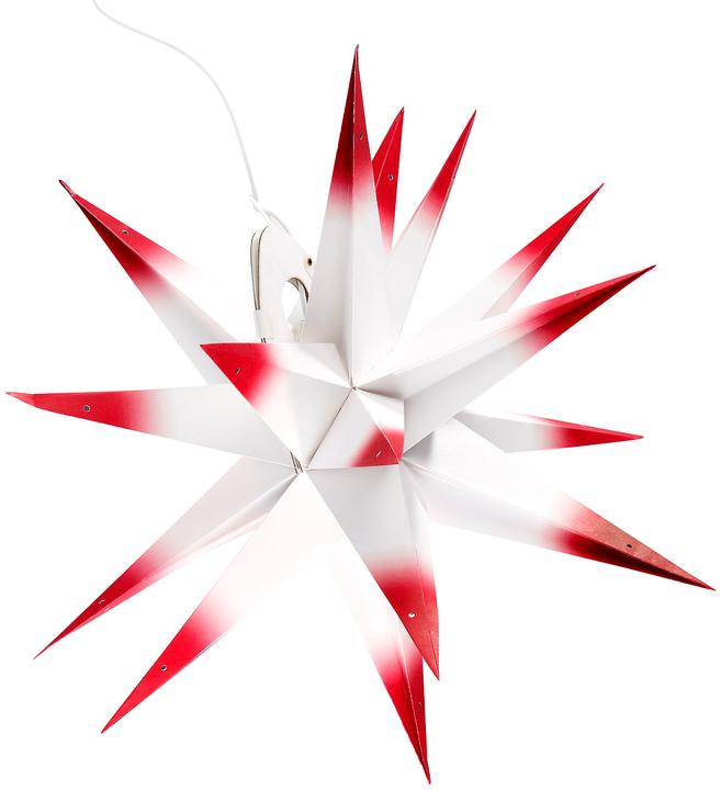 Image du produit Lunartec Lampe étoile de Noël en papier 4D, 60 cm