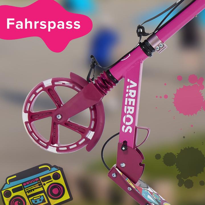 Actual product image Arebos Pedal scooter