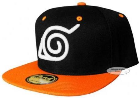 GED Naruto Shippuden Cappellino (L) : Logo Orange (56, 57, 58)