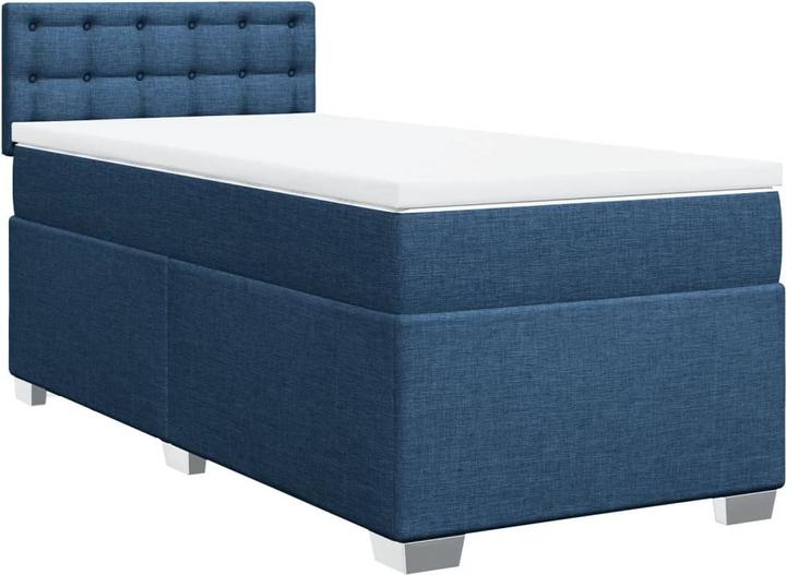 Produktbild VidaXL Bo x springbett mit Matratze 90 x 200 cm Stoff (90 x 200 cm, 90 x 200 cm)