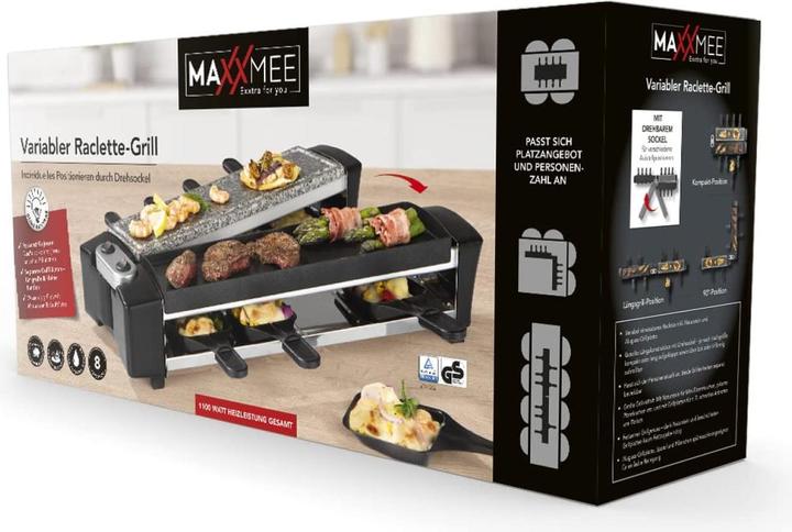 Actual product image Maxxmee Raclette oven for 8 people