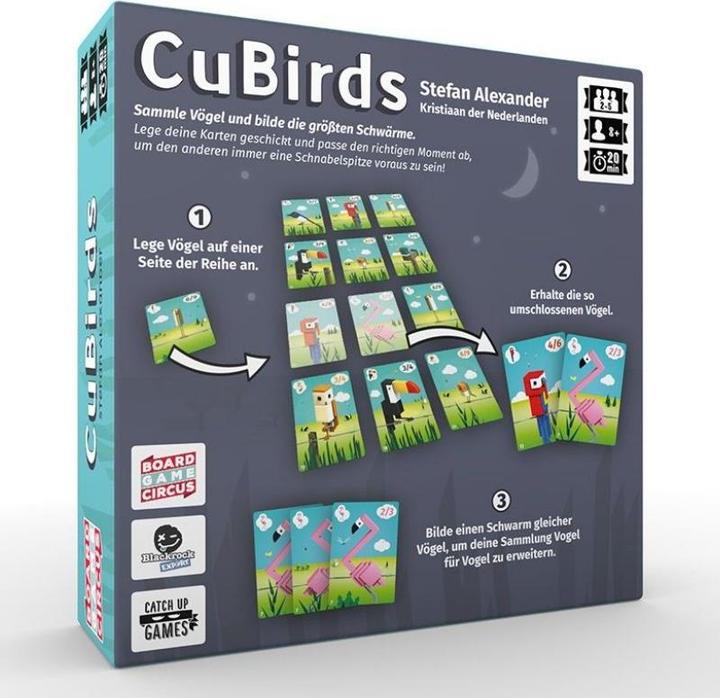 Actual product image Board Game Circus CuBirds (German)