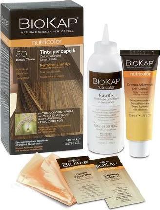 Immagine prodotto Bios Line Biokap Nutricolor Tintura per capelli 8.0 Biondo Chiaro 140ml (8,0 Biondo chiaro)