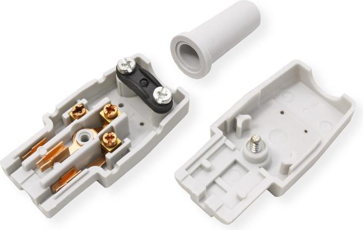 Actual product image Bachmann 916.970 Electrical Mains Plug C15 Grey