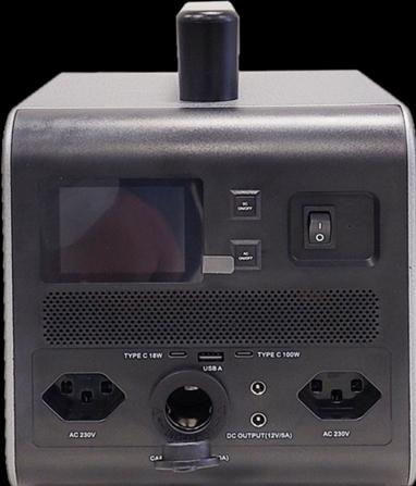 Produktbild Voltima MagicBox 5 Powerstation 500W 512Wh Reine Sinuswelle 230V Lithiumbatterie 20Ah 25,6V (512 Wh, 8.50 kg)