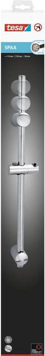 Actual product image tesa SPAA shower rail incl. adhesive solution without drilling