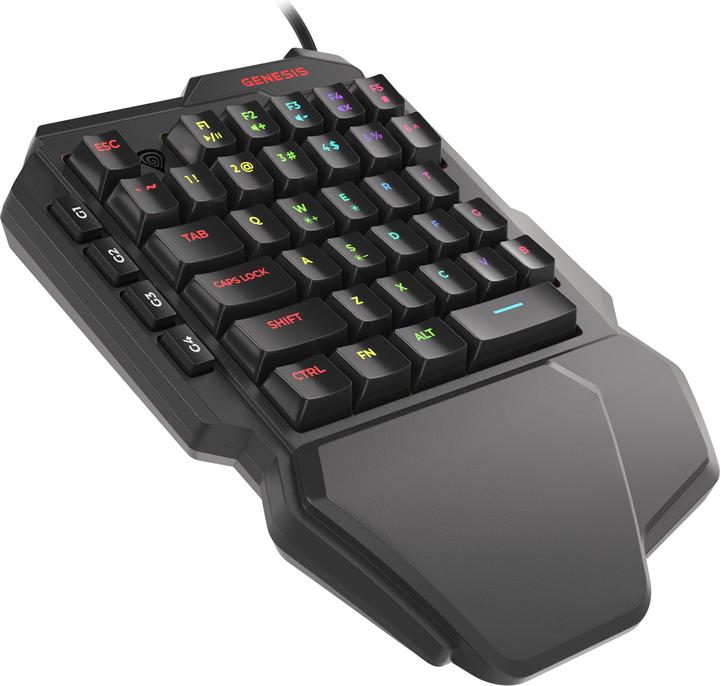 Actual product image Genesis Thor 100 RGB Keyboard USB QWERTY English (US, Cable)