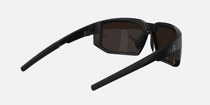 Actual product image Bliz Arrow - Matt Black - Brown w Blue Multi - Cat 3 VLT 11% (Matt Black, Brown w Blue multi)