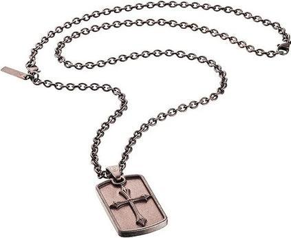 Police Men's bronze necklace Knights Cross PJ25872PSEBR/03