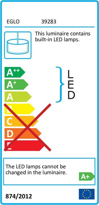Energie-Label EGLO Antelao (5100 lm)