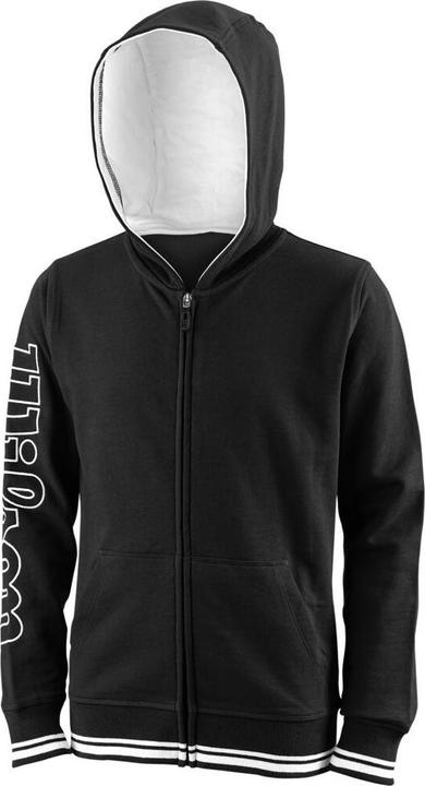 Actual product image Wilson Team II FZ Hoodie JR black (XS)