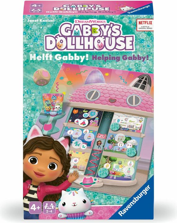 Immagine prodotto Ravensburger 24724 - La casa delle bambole di Gabby - Aiuta Gabby! - Gioco da portare con sé per 2-4 giocatori (Olandese, Inglese, Francese, Tedesco)