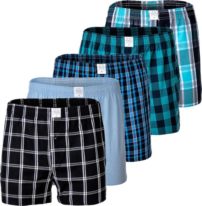 Produktbild Mg-1 Web-Boxershorts Casual Locker sitzend (XXL, 5er Pack)
