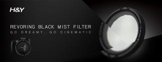 Actual product image H&Y Black Mist Magnetic 1/2 Clip-on Filter for REVORING 46-62mm (62 mm, Black Mist Filter)