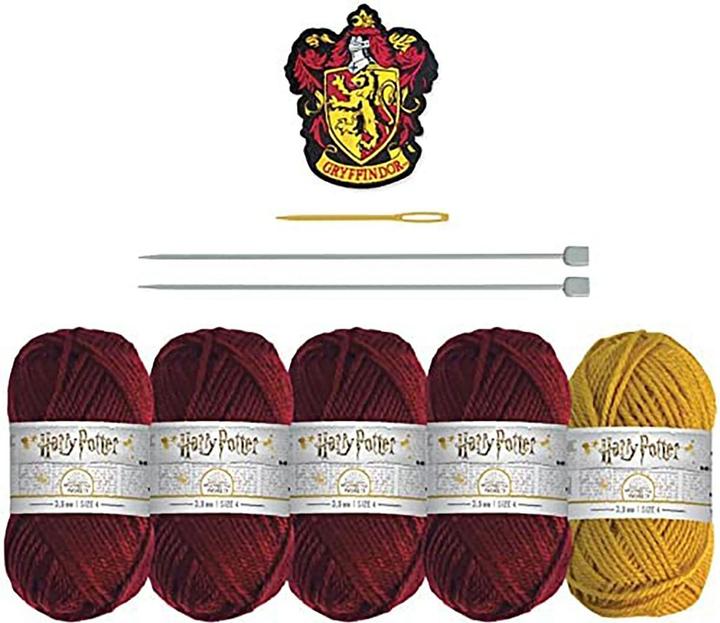 Produktbild Thumbs Up Harry Potter Strickset Schlauchschal Gryffindor