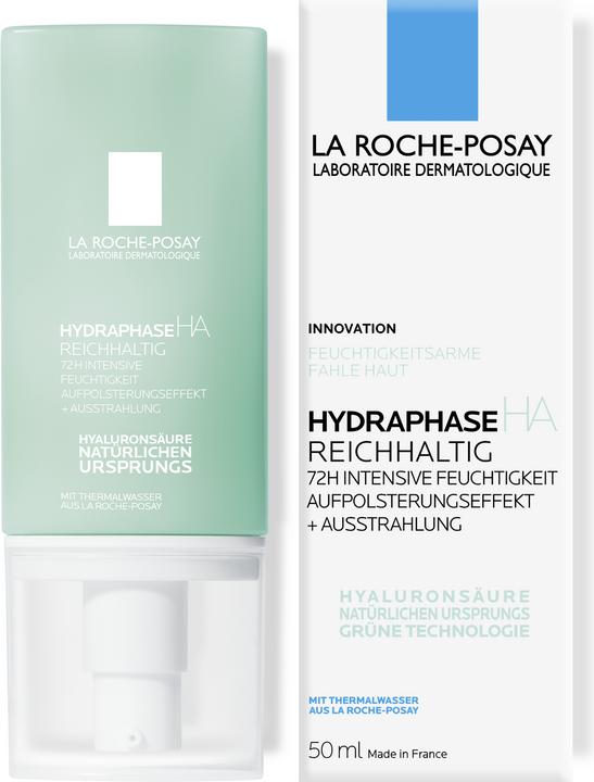Productafbeelding La Roche Posay Hydraphase Ha Rijk (50 ml, 24h crème)