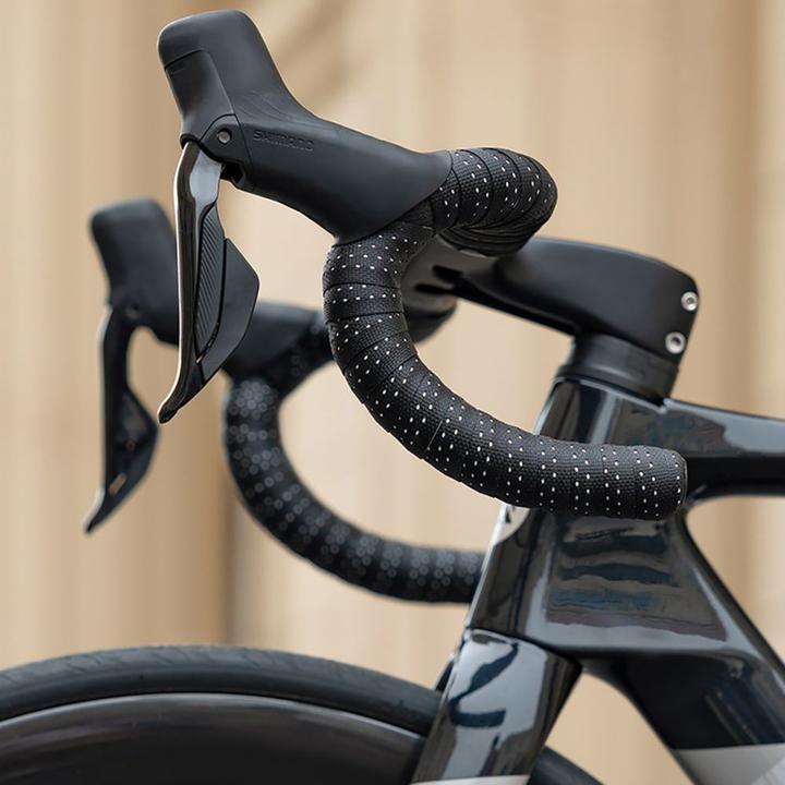 Actual product image Rockbros Handlebar Tape Perforated Silicone with Chameleon Effect - Purple