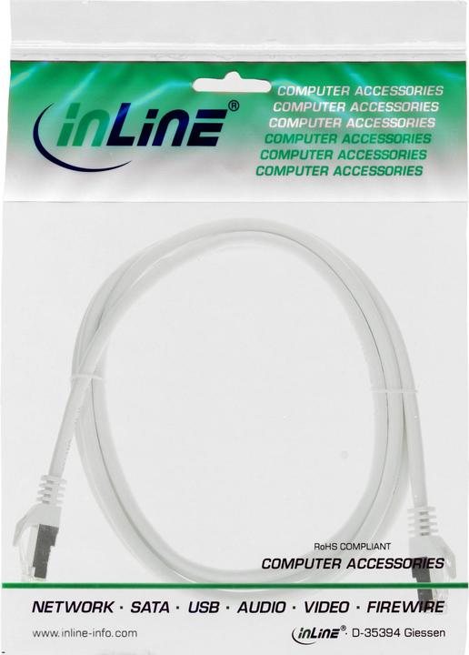 Actual product image InLine Patch cable (SF/UTP, CAT5e, 1 m)