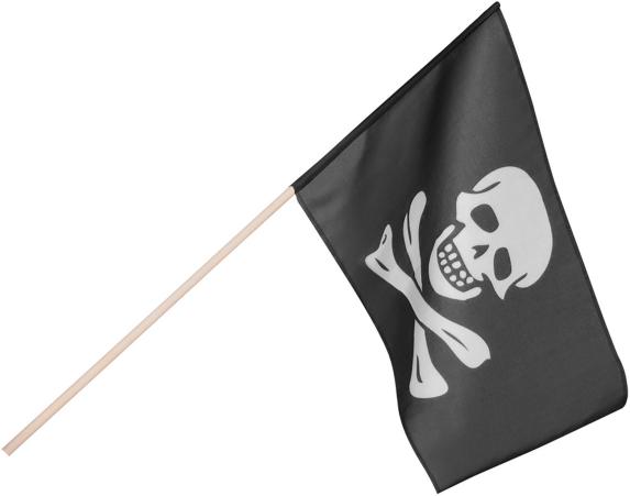 Image du produit Wilbers Drapeau pirate avec canne