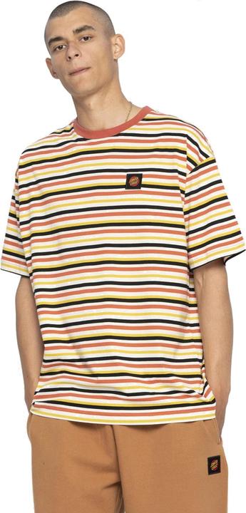 Actual product image Santa Cruz Classic Label Stripe T-Shirt (M)