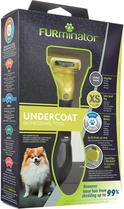 Produktbild FURminator 4048422144243 Bürste & Kamm für Haustiere Schwarz, Gelb Hund Deshedder (Hund)