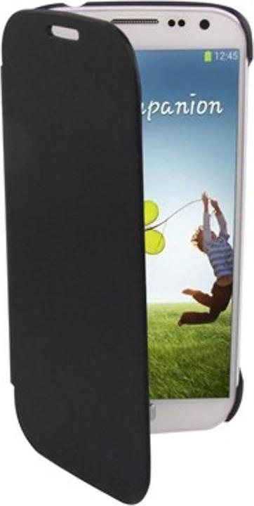 Produktbild König Design Handyhülle für Samsung Galaxy S4 Schutztasche Wallet Cover 360 Case Etui Schwarz (Samsung Galaxy S4 I9500)