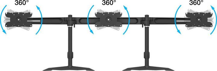Produktbild Multibrackets Triple L (Tisch, 32")