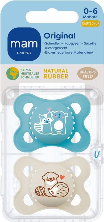 Actual product image MAM Original Pure Latex 0-6 boy (2 x, up to 6 M.)