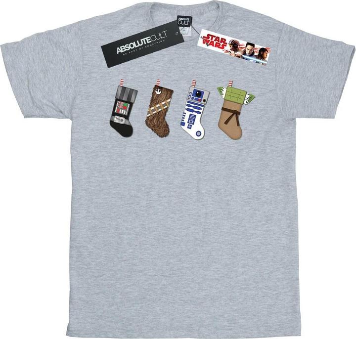 Star Wars Christmas Stockings TShirt (L)