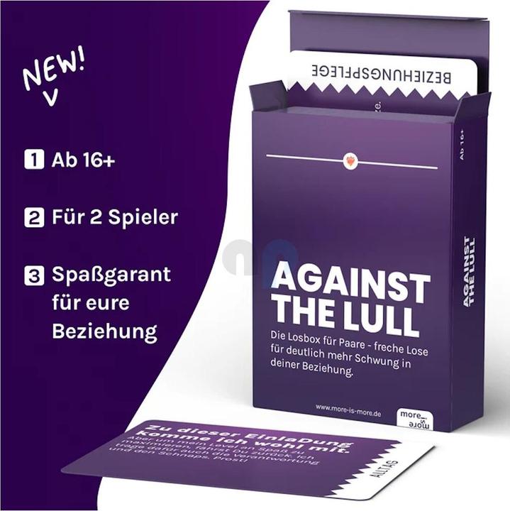 Produktbild More is more AGAINST THE LULL - Die Losbox für Paare