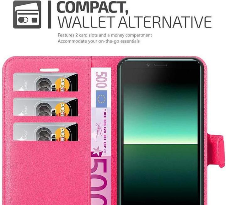 Actual product image Cadorabo Book with stand function cover (Sony Xperia 10 II)