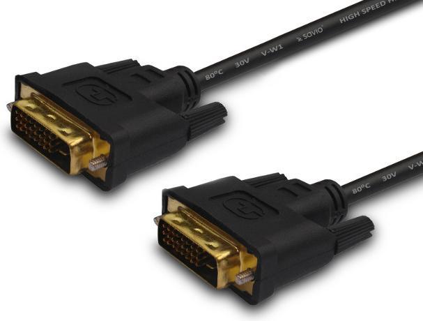 Image du produit Savio CL-31 Câble DVI DVI-D (1.80 m, DVI)