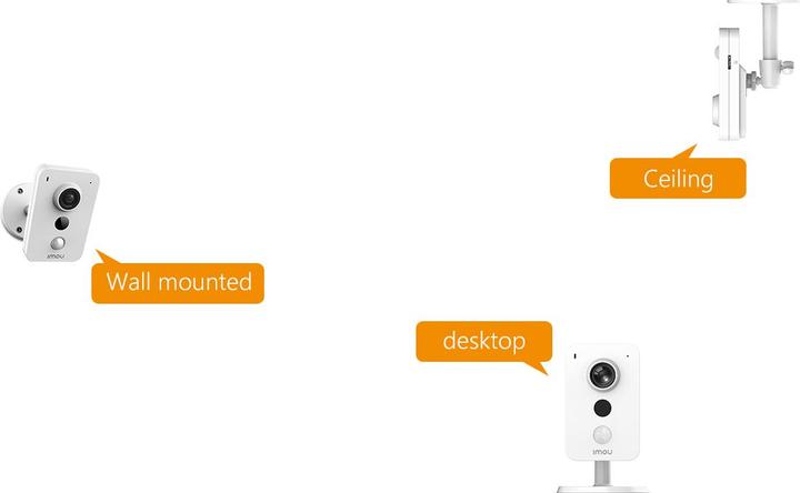 Image du produit Imou Cube 4MP Bullet IP security camera Indoor pixels Ceiling/Wall/Desk (2560 x 1440 Pixels)