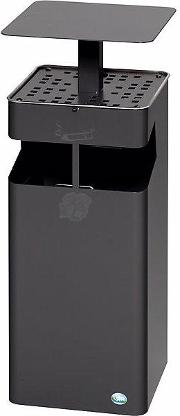 Produktbild VAR Abfall/Ascher, mit Dach, Volumen 38 l, eisenglimmer (38 l)