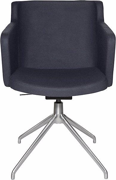 Produktbild Topstar Besprechungssessel SFH, 3D-Sitzgelenk und Aluminium-Fusskreuz, dunkelblau
