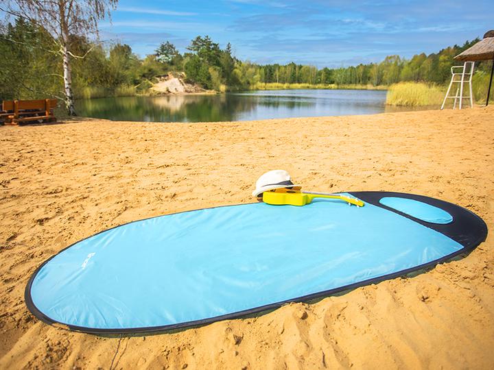 Produktbild Tracer Tra Pop-up-Strandmatte Blau 180 x 80 cm (Strandzelt + Strandmuschel, 0.30 kg)