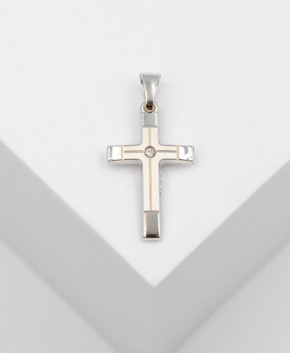 Image du produit Muau Croix (Or blanc 750/18K)