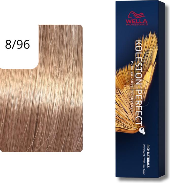 Productafbeelding Wella Koleston - Rich Naturals 8/96: lichtblond cend.vio. (8, 96 Licht blond cendré violet)