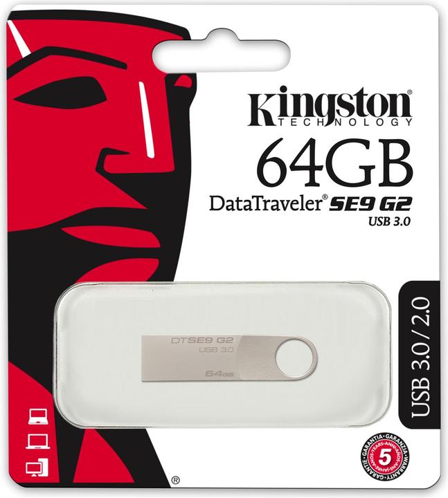 Produktbild Kingston DataTraveler SE9 G2 (64 GB, USB-A)