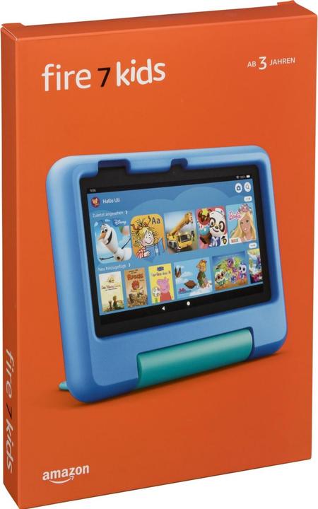 Produktbild Amazon Fire 7 Kids (2022) inkl. Hülle (7", 16 GB, Blau)