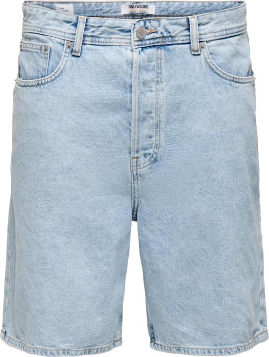 Only & Sons ONSFADE Mittlere Taille Locker geschnitten Shorts Jeans-Shorts (XXL)
