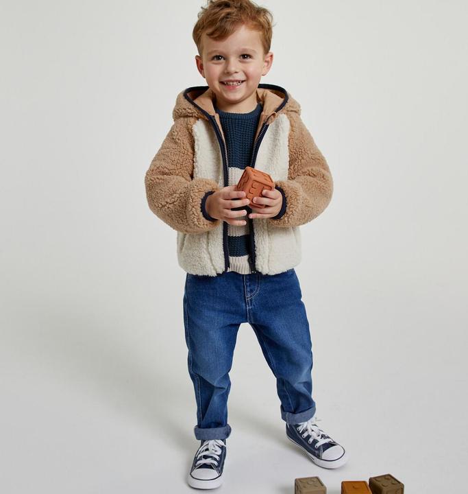 Immagine prodotto La Redoute Collections Giacca con cappuccio in pile Teddy (74)