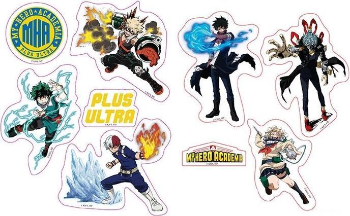 Produktbild ABYstyle MY HERO ACADEMIA - Stickers - 16x11cm 2 sheets - Heroes Villains X5