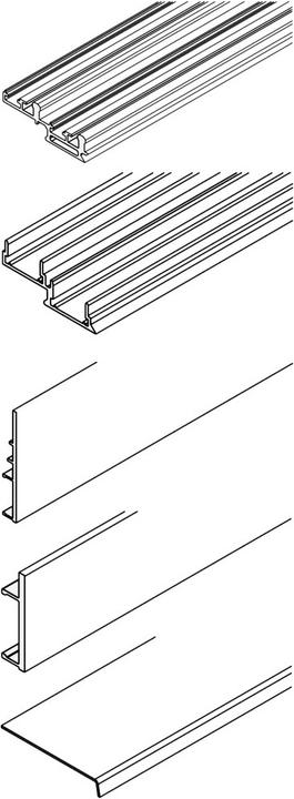Produktbild HAWA Schienen-Set Combino 65/80 H FS ol