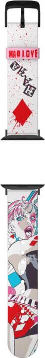 Produktbild Moby Fox Armband Smartwatch Harley Quinn Mad Love 22 mm (22 mm, Silikon, Edelstahl)
