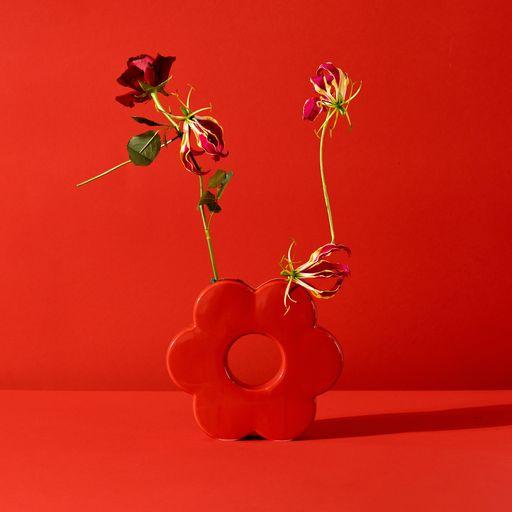 Produktbild Doiy Vase, Daisy, Red (1 x)