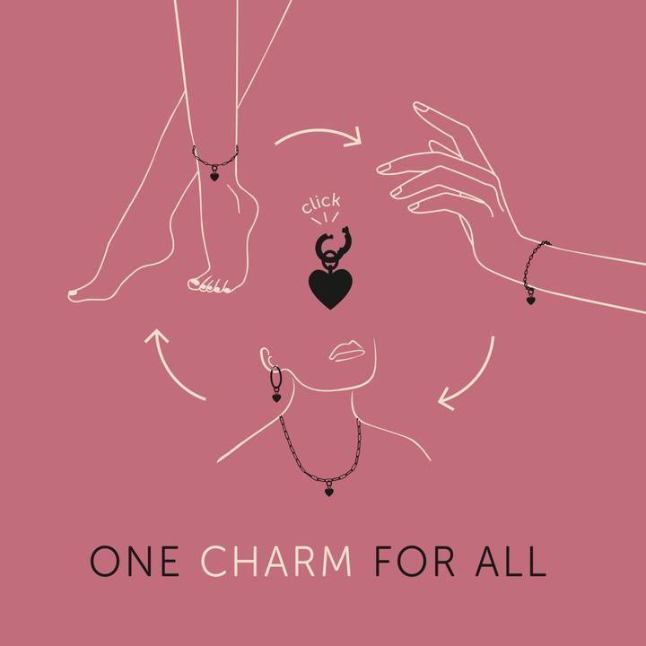 Produktbild Amor Charms für Damen, 925 Sterling Silber, Zirkonia synth. | Juli (Silber 925)